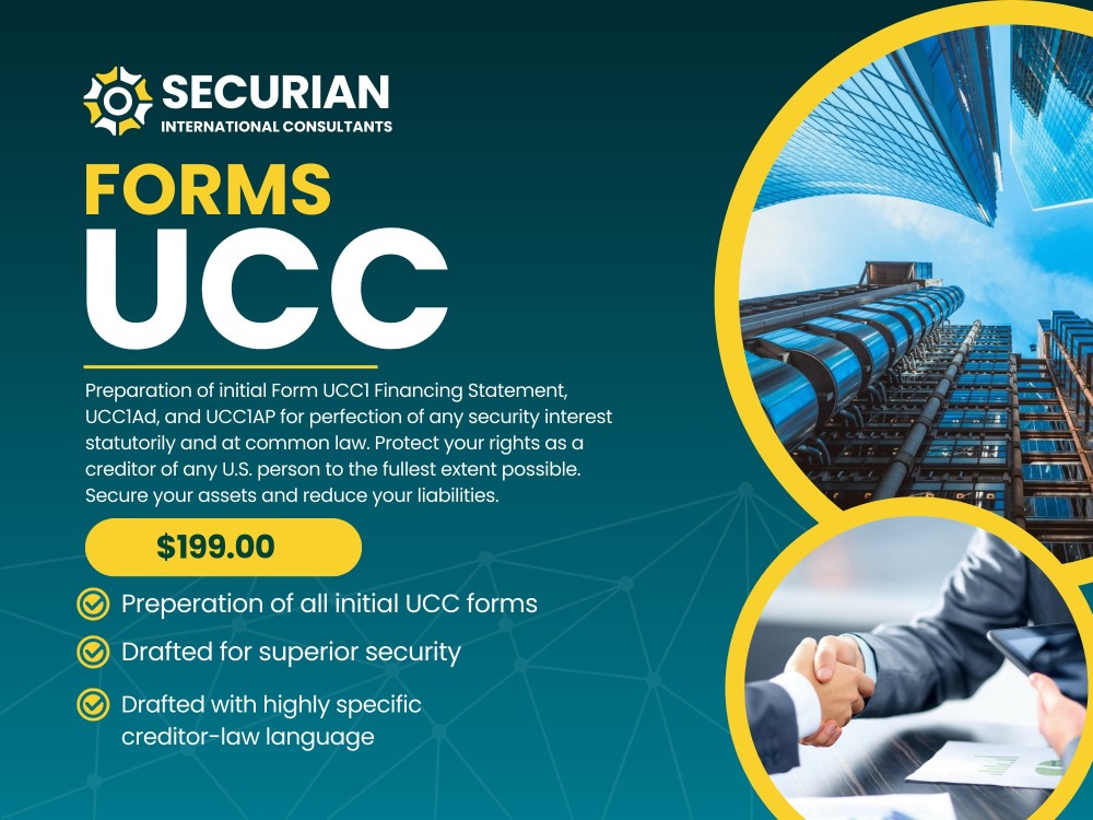 Uuc1 Completely prepared initial Form UCC1 Financing Statement, UCC1Ad ...