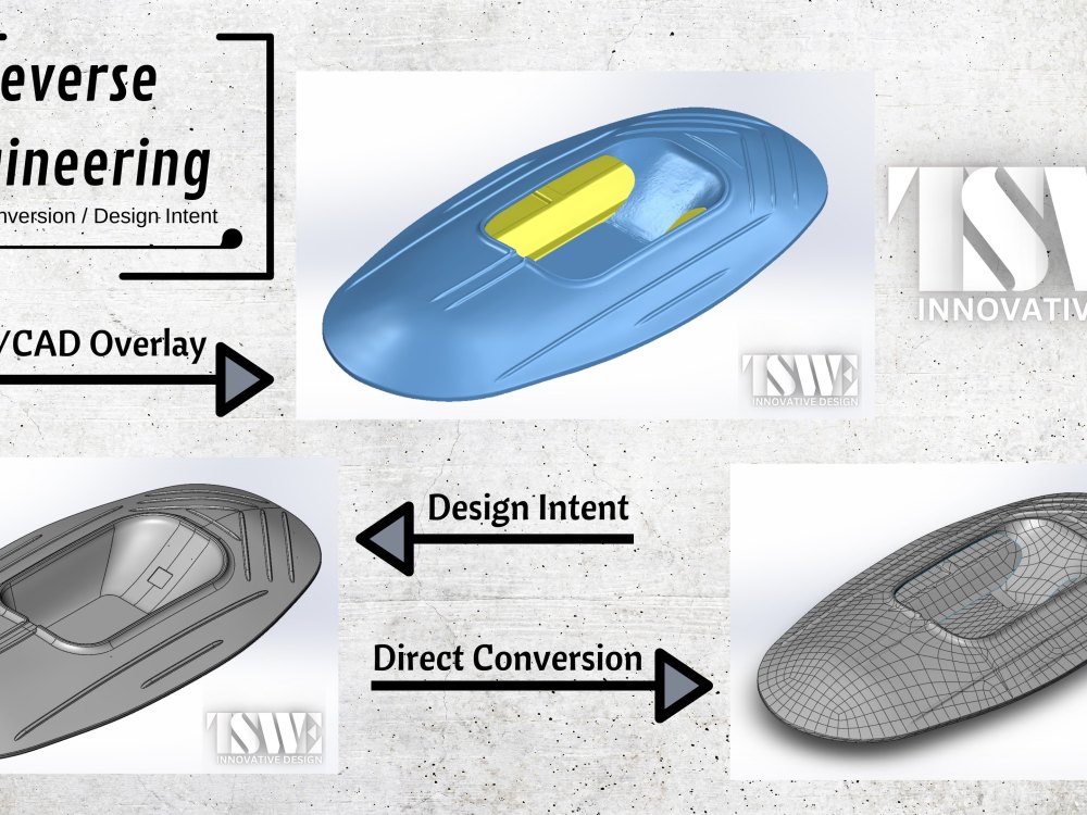 Mesh model to cad coverted, reverse engineering | Upwork
