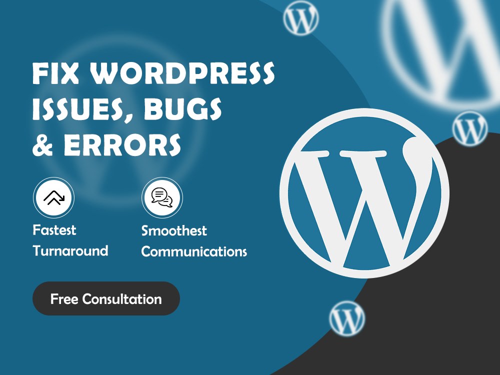 WordPress Bug Fixes, Plugin Fixes, Theme Fixes, MySql Fixes, Error 500 ...