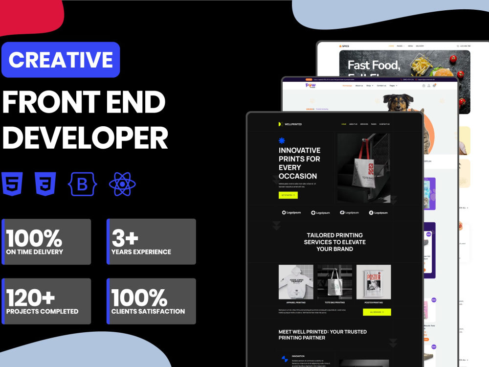 A Stunning Front-End Development: Figma to HTML/CSS/JS/React.js ...