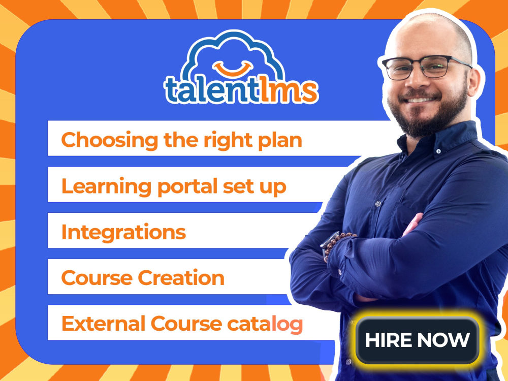 A TalentLMS portal set up Upwork