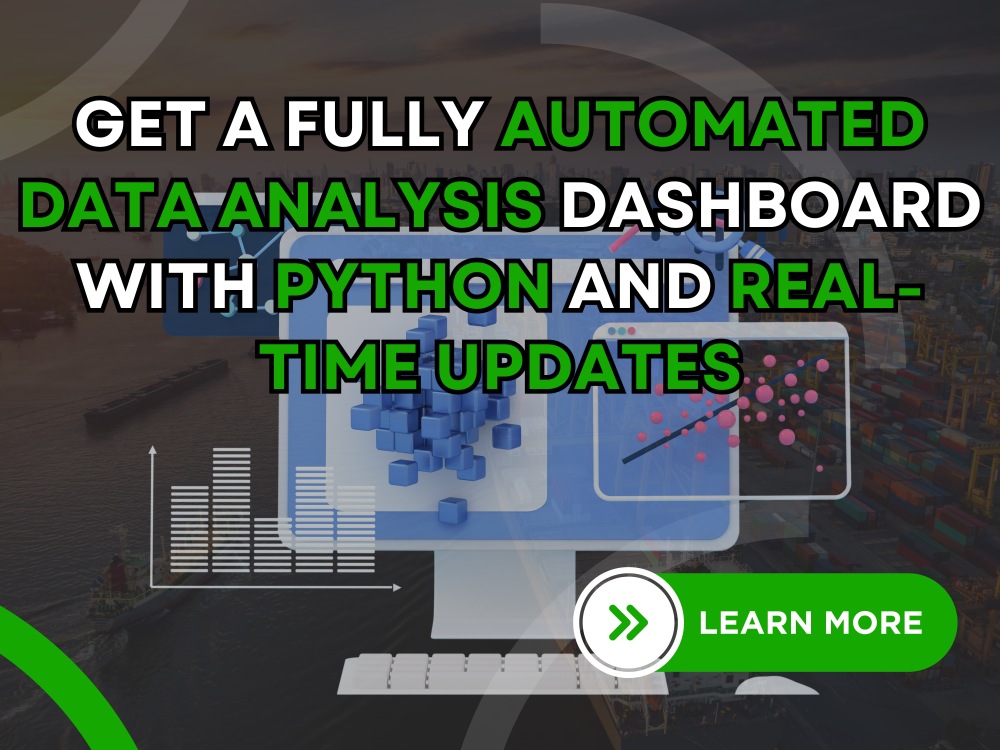 A fully automated data analysis dashboard with Python and real-time ...