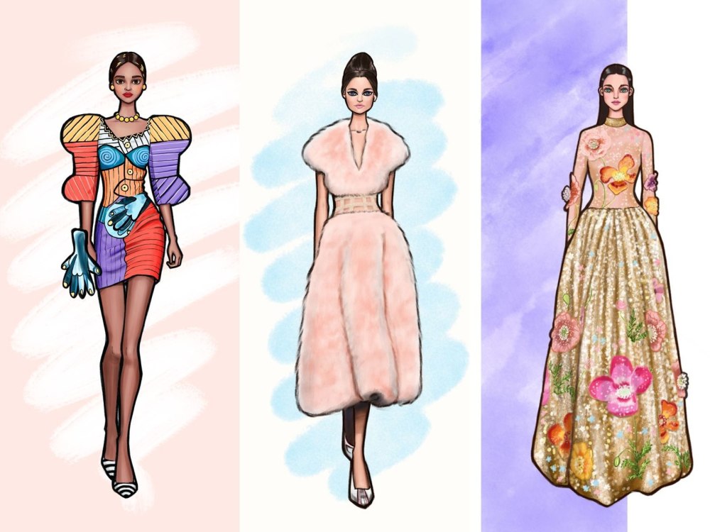 Amazing fashion illustrations. Detailed and realistic style. | Upwork