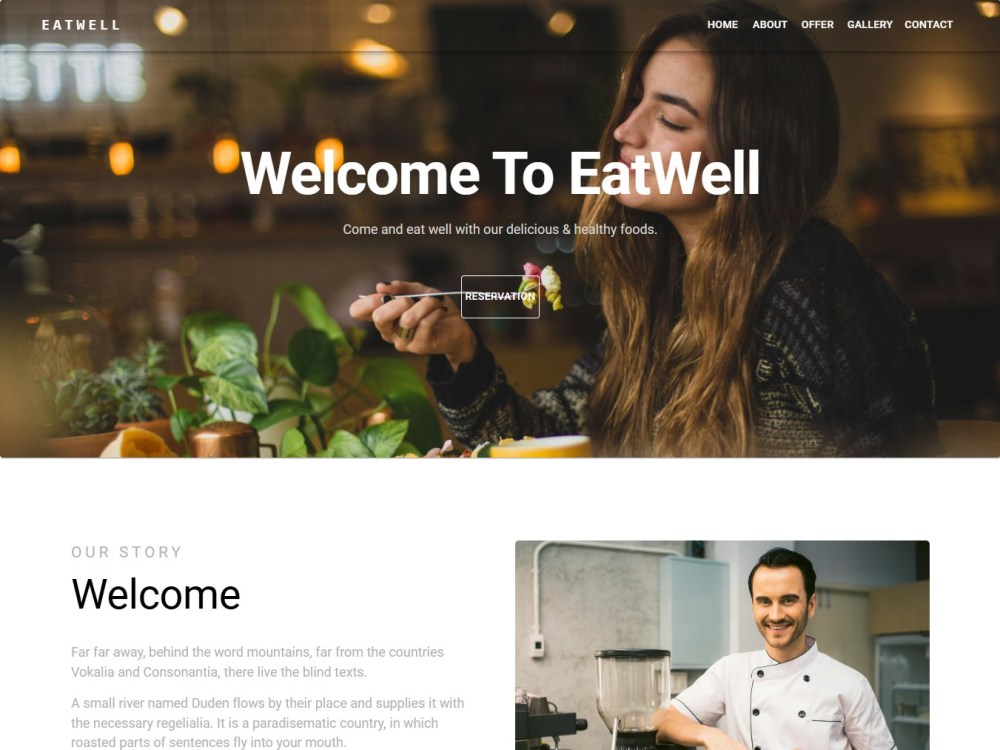 A responsive website design using CSS, HTML, Bootstrap, ReactJS ...