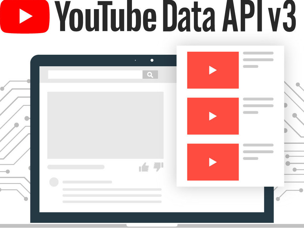 An API key to get data of channels, videos, playlists etc. | Upwork