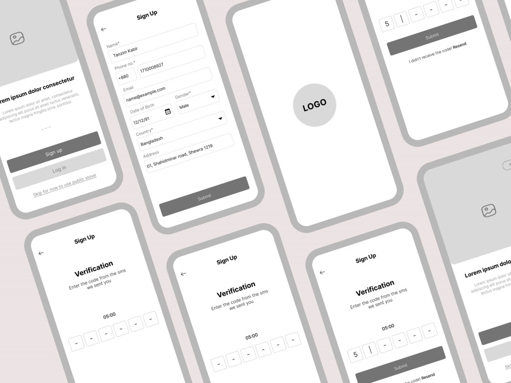 Website or mobile app ui ux wireframe and prototype | Upwork