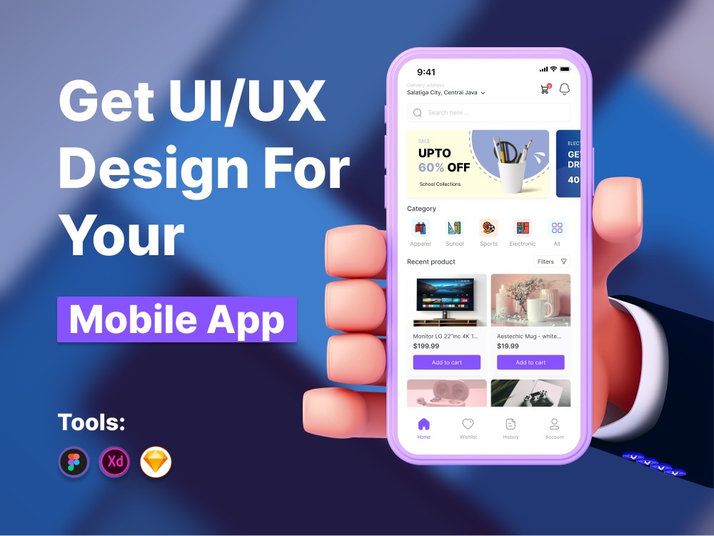 ECommerce Mobile App Design | Modern Minimalist UI/UX for Your Brand ...