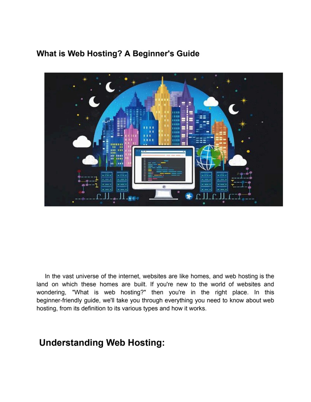 What is Web Hosting And How Does It Work Pdf  