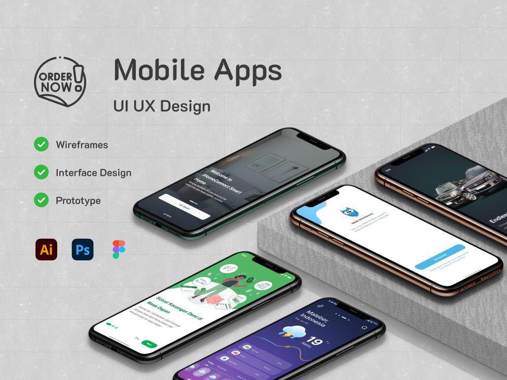 A UI UX design for mobile with attractive interface design | Upwork