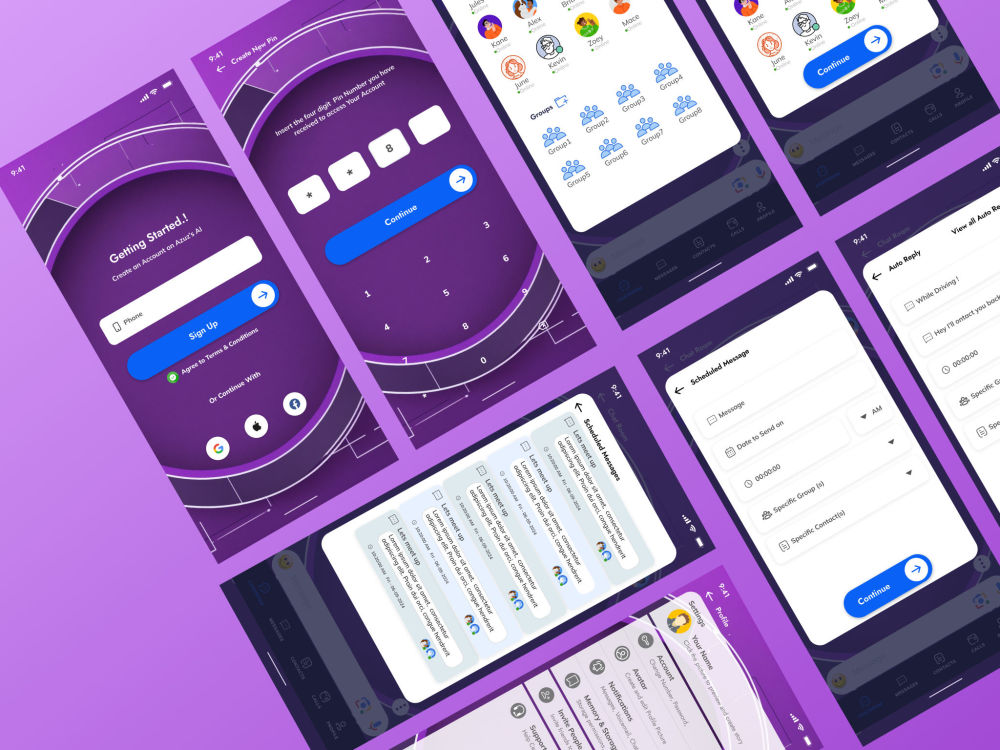Figma UI Designs of Mobile & Tablet Applications | Upwork
