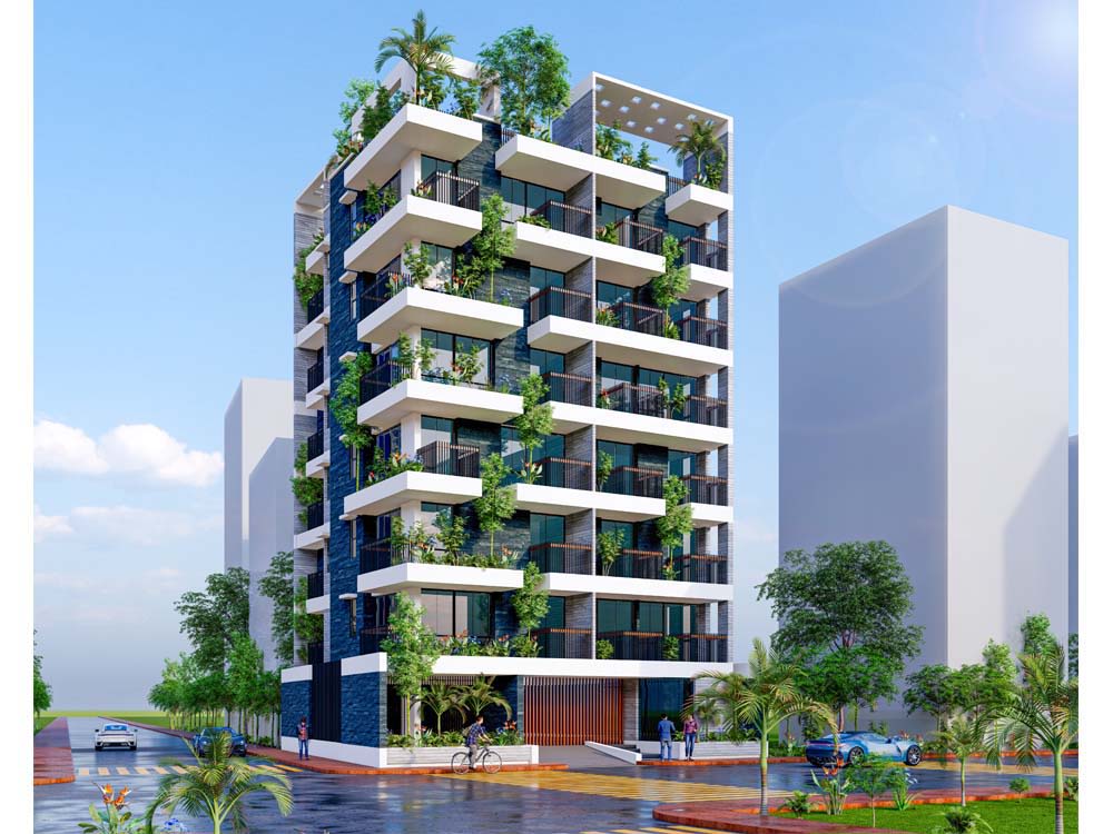 Exterior Rendering For Apartment Building | Upwork