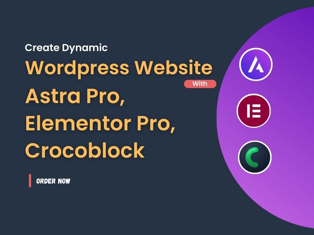 Wordpress Website Design With Astra Pro, Elementor Pro and Crocoblock ...