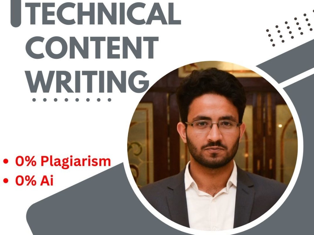 Your technical content writer and article writer | Upwork