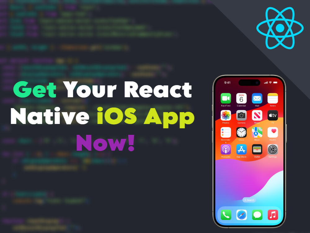 An iOS App from React Native with Your Design Choice | Upwork