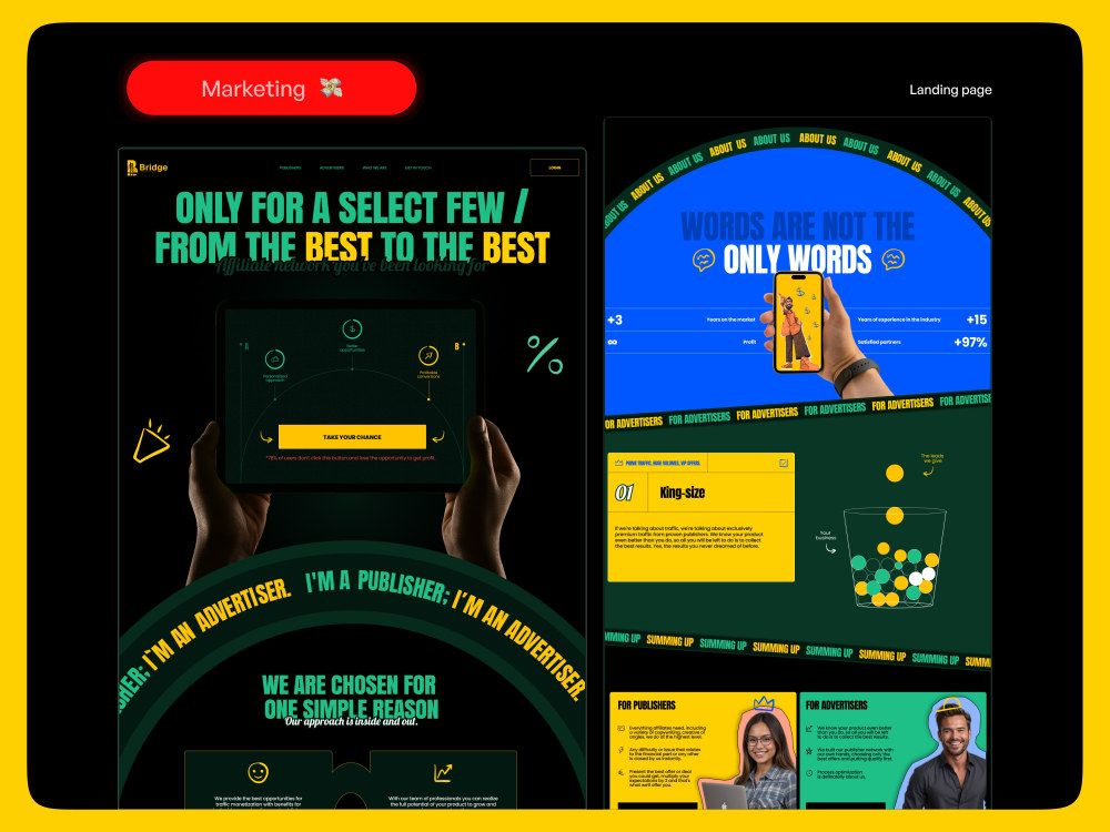 Responsive UI/UX design for your landing page that drives conversions ...