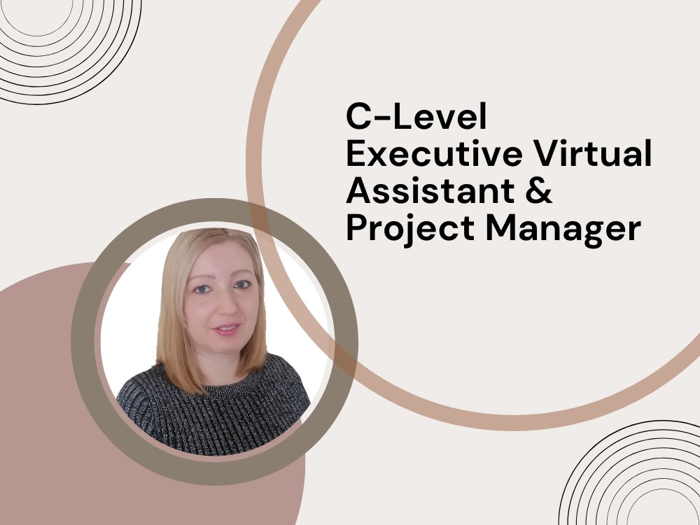 A C-level Virtual Assistant & Project Manager | Upwork