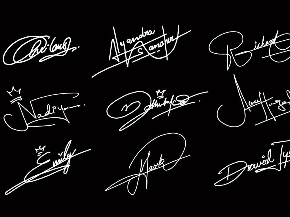 Custom handwritten artistic signature or autograph | Upwork
