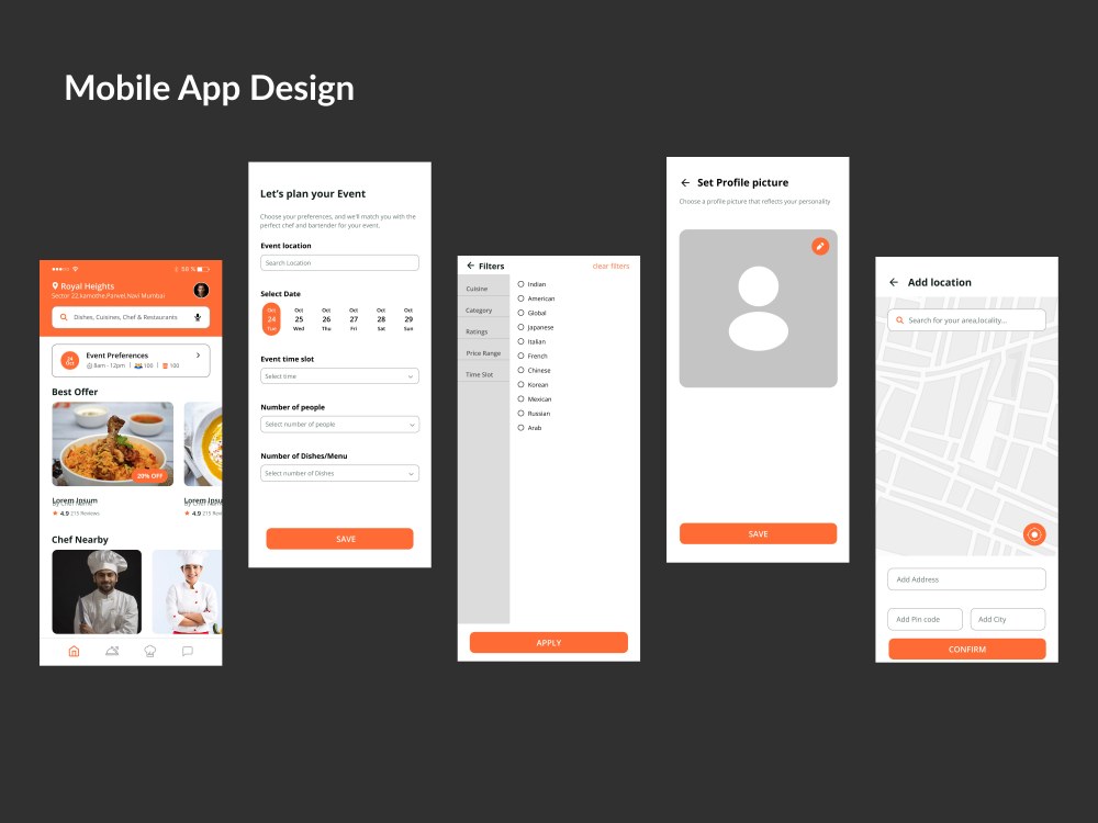 UI/UX Design for Mobile Apps Upwork