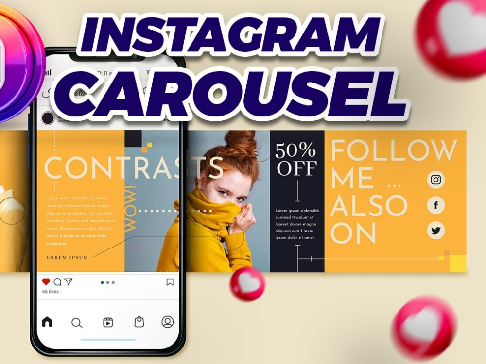 Attractive social media carousels posts for your instagram | Upwork