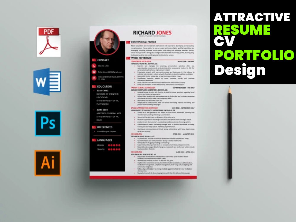 Professional CV, Resume, Cover letter, and Linkedin Optimization Design ...