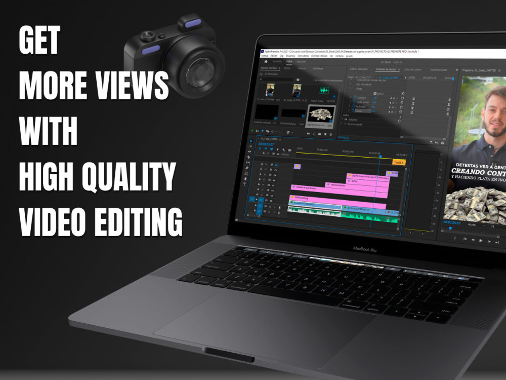 More views with high quality editing for your social media | Upwork