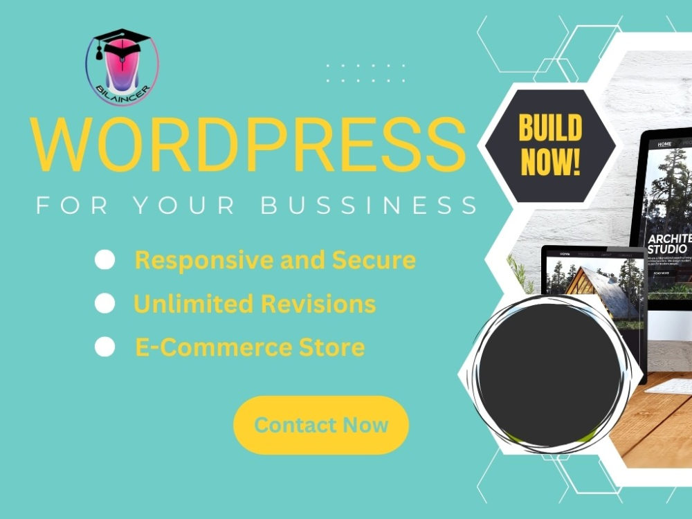 A unique modern WordPress website for your business | Upwork