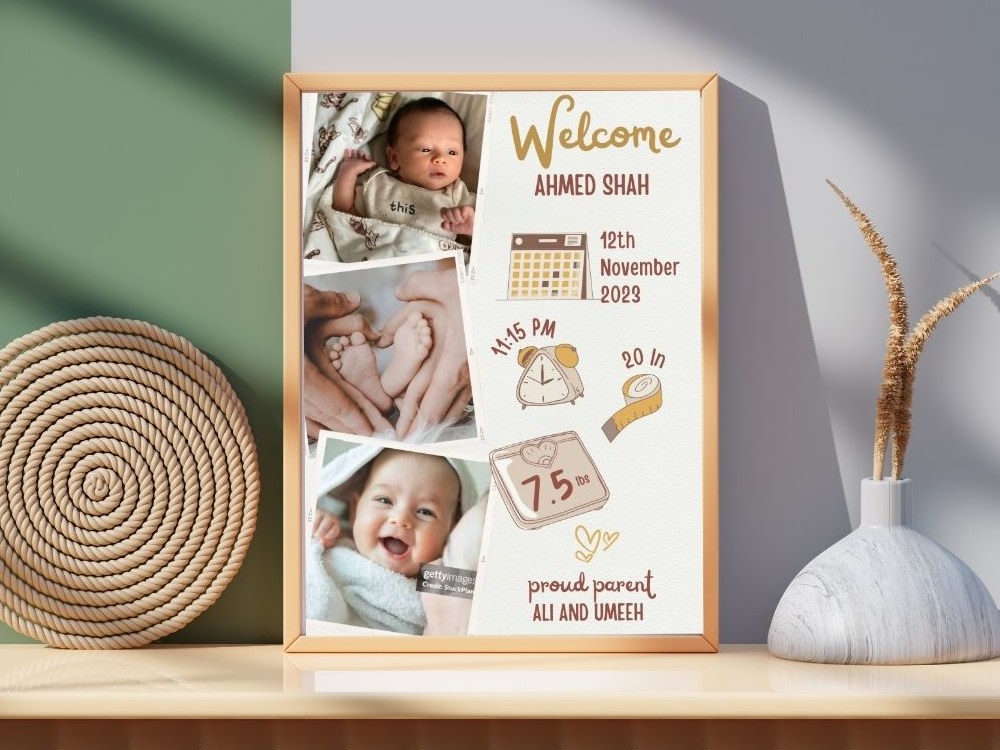 Professional Frame Design for Baby/Child Photos | Upwork