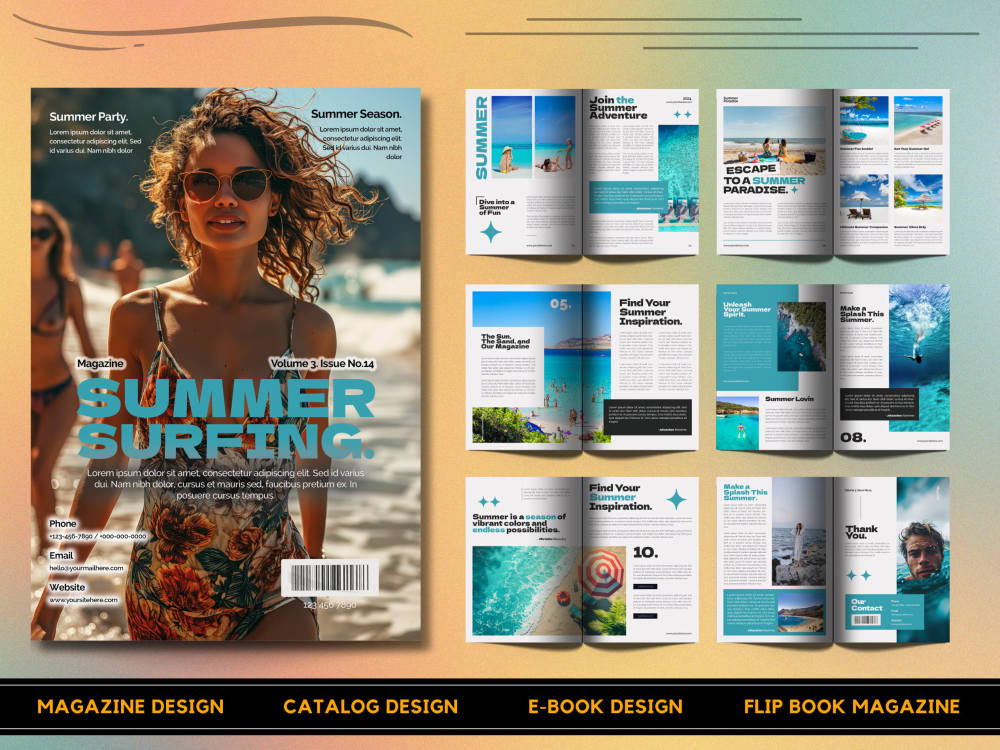 Pro Magazine Design, Catalog Design & E-Book Design | Adobe Indesign ...