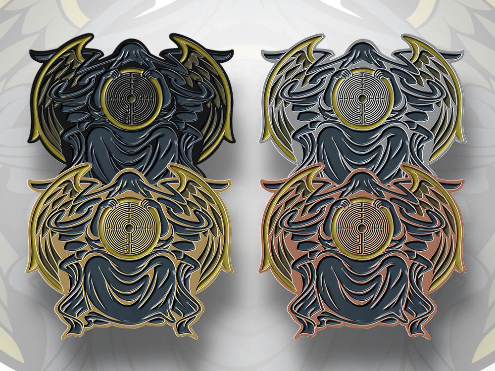 Modern Pin Design A unique enamel pin design | Upwork