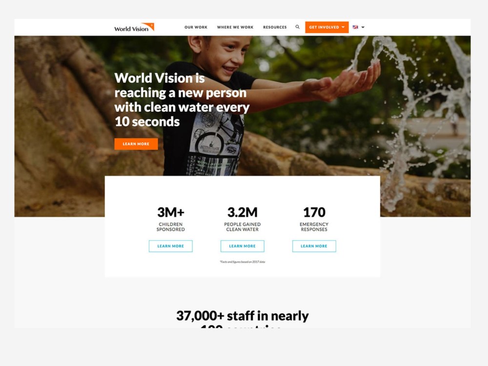 A charity website, non profit website, donation website | Upwork