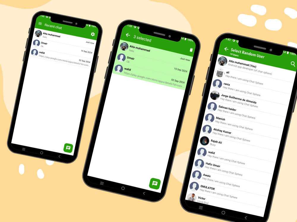 Best chat app with beautiful Ui | Upwork