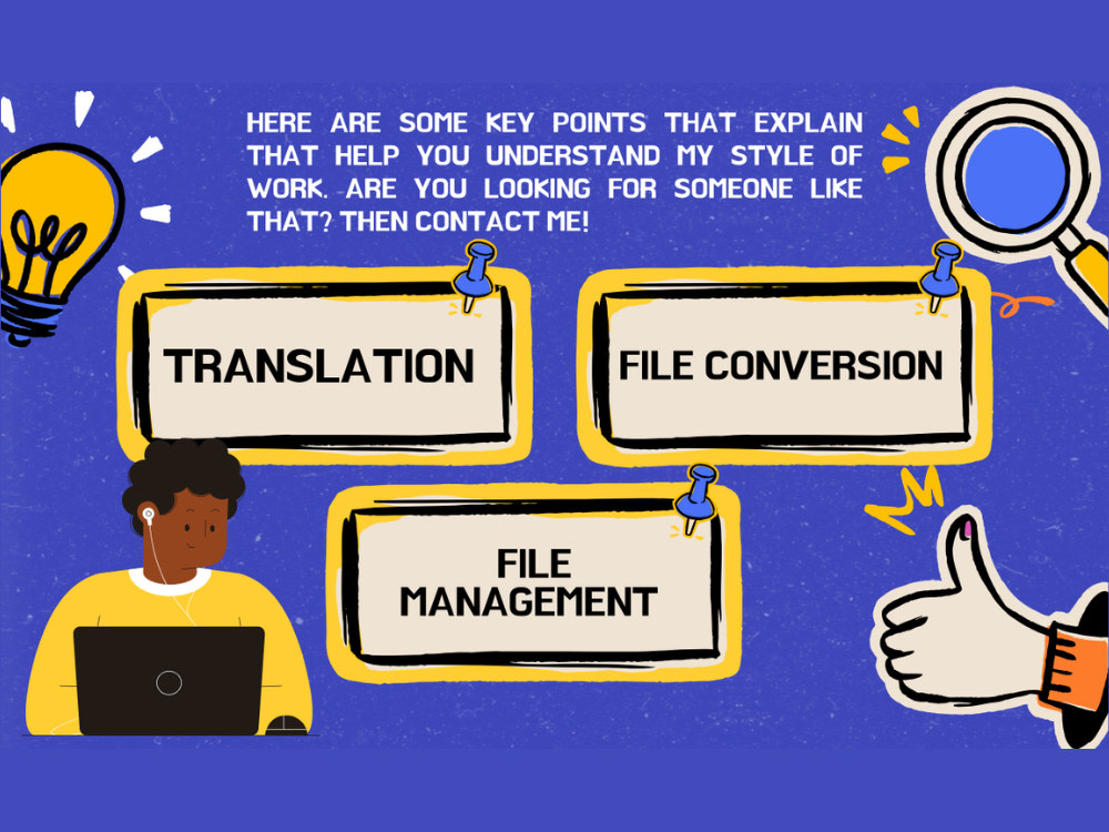Professional Translation and File Conversion Services | Upwork