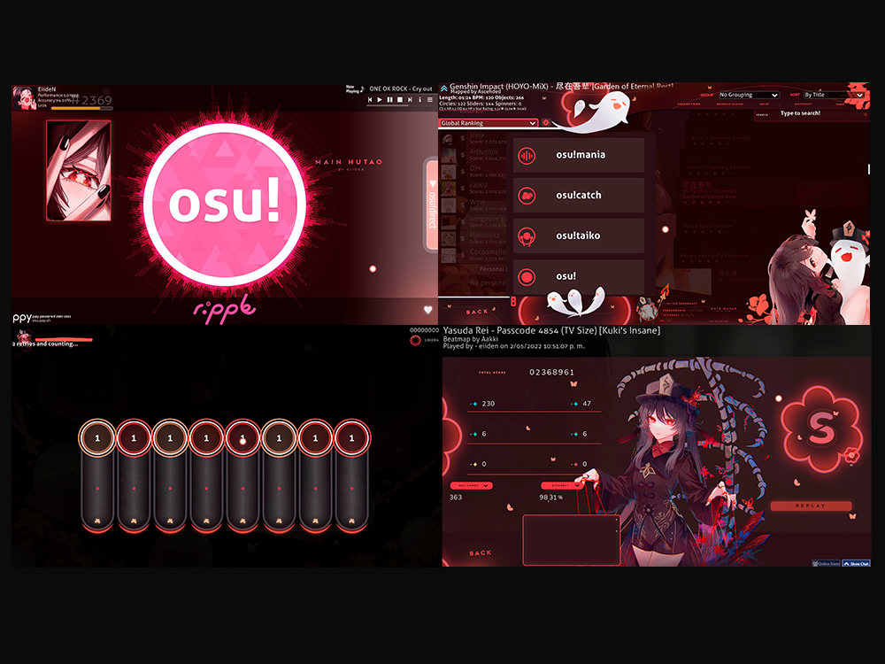 A custom osu skins Upwork