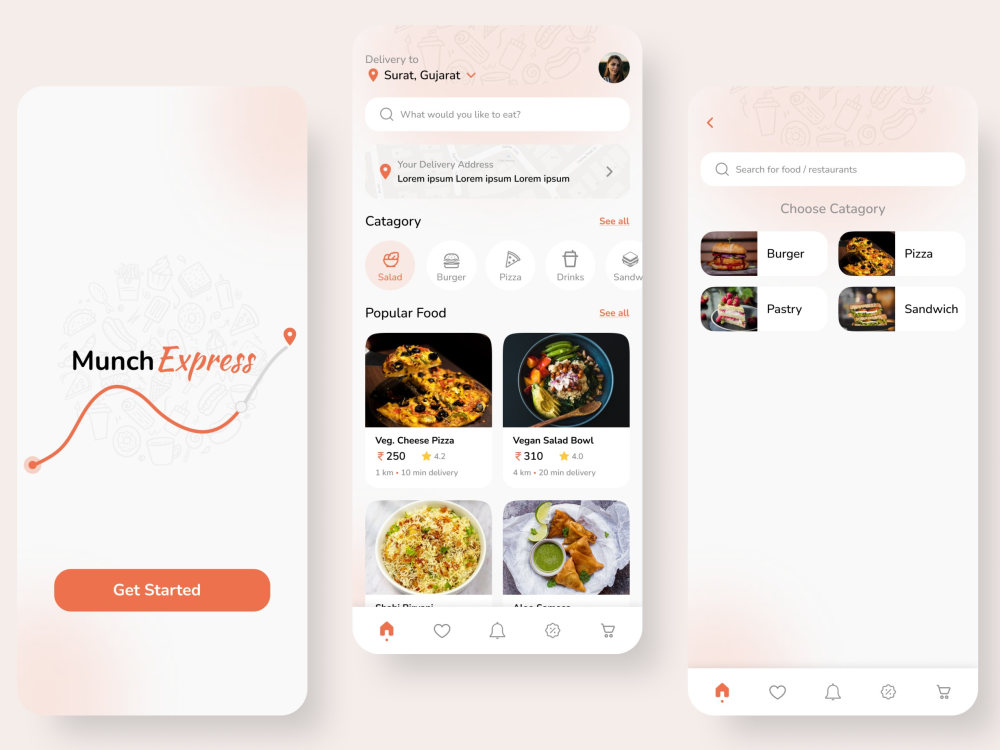 A modern, clean, user-friendly mobile app design and website design ...