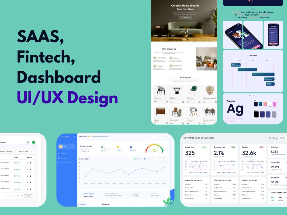 SaaS UI/UX Design | Fintech UI/UX | Dashboard Design | UI/UX Expert ...