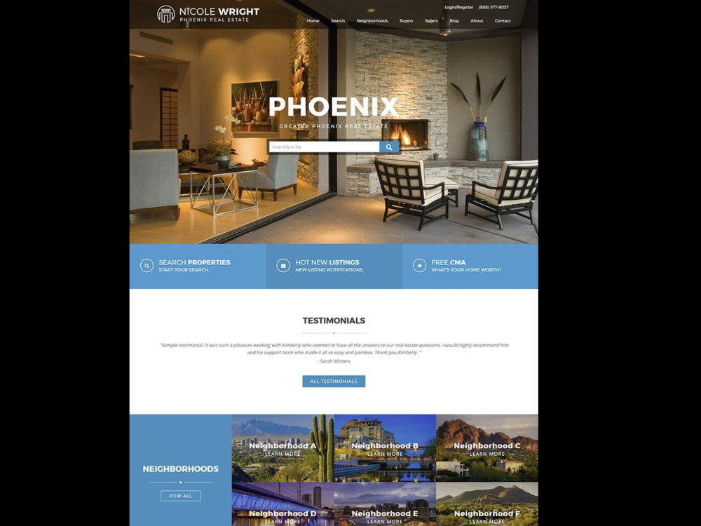 Real Estate site Design, Property Listings , Agent Profiles, Booking