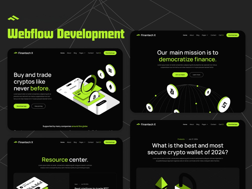 An expert Webflow Developer to design a Webflow Website | Figma to ...