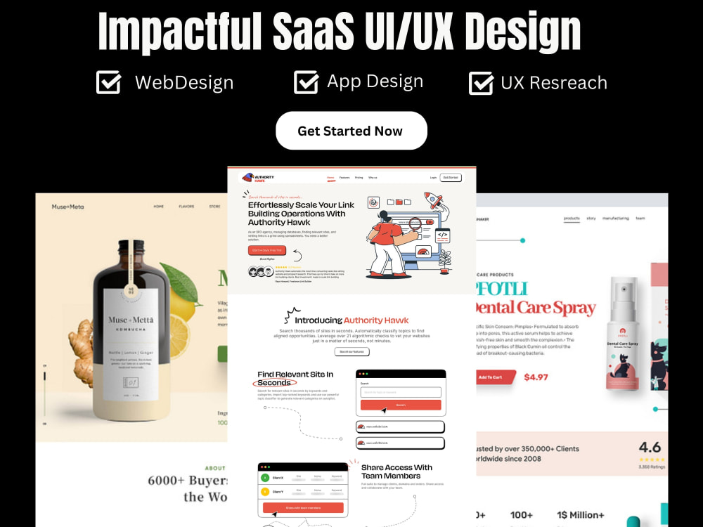 Impactful SaaS UI/UX Design | Upwork