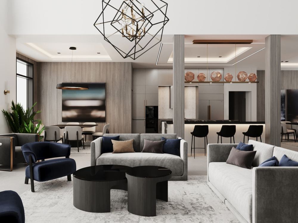 Photo-realistic 3D visualization of your exclusive home interior design ...