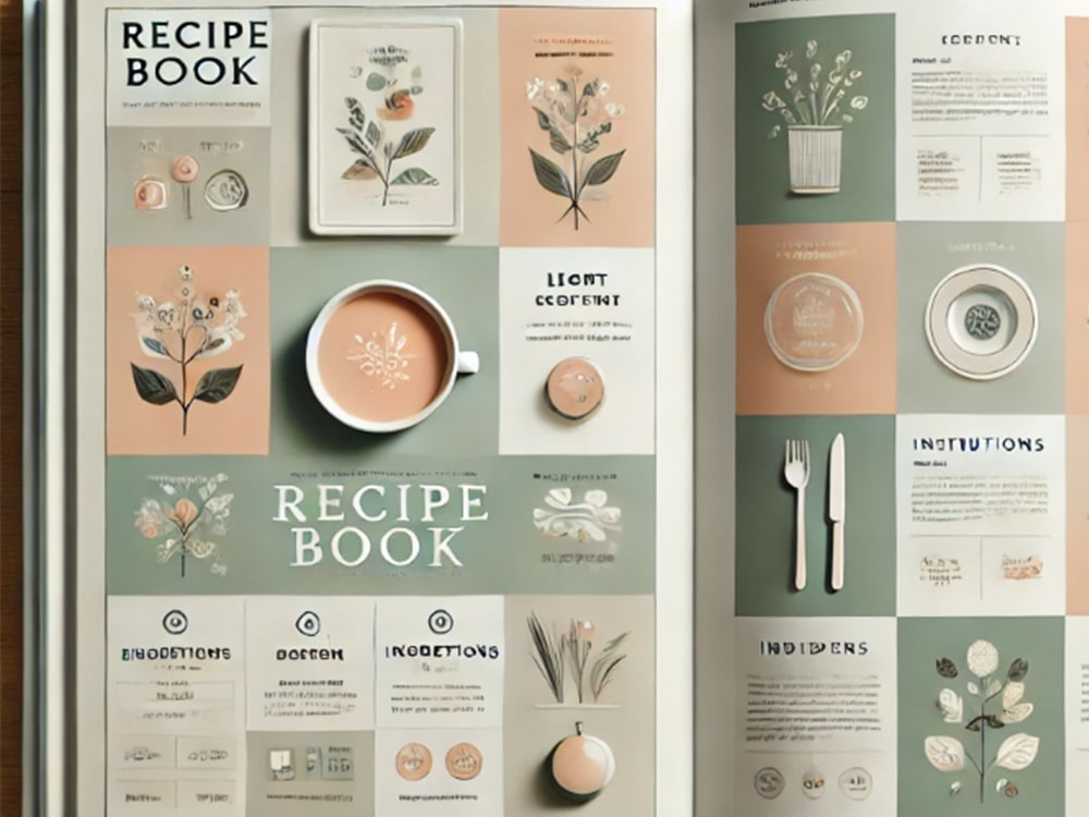Unique Cookbook Example A Unique and Stylish Cookbook, Recipe Book, Ebook, or Layout Design ...