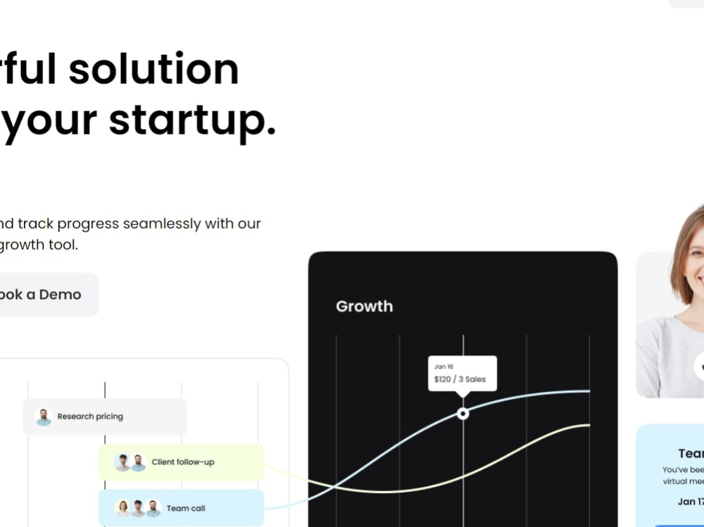 Landing page using html css and javascript | Upwork