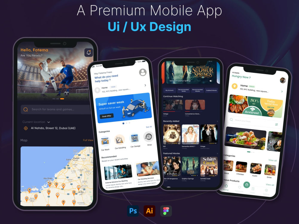 A creative, beautiful, modern & appealing UX and UI Design website in ...