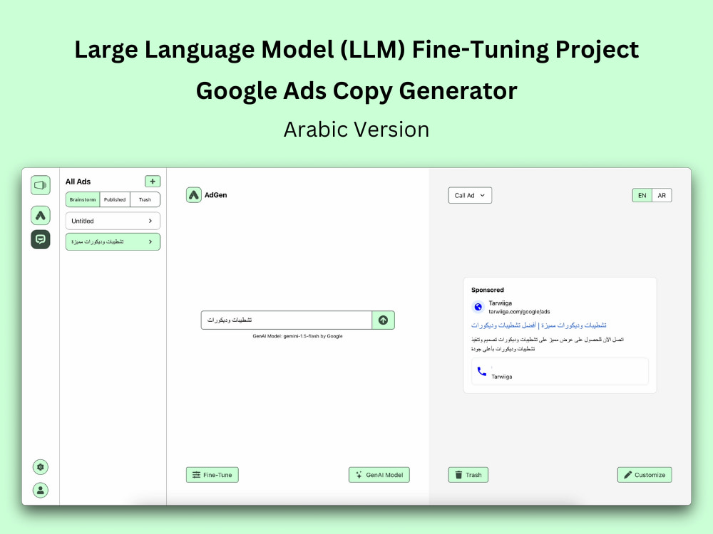A fine-tuned large language model for your specific task and style | Upwork