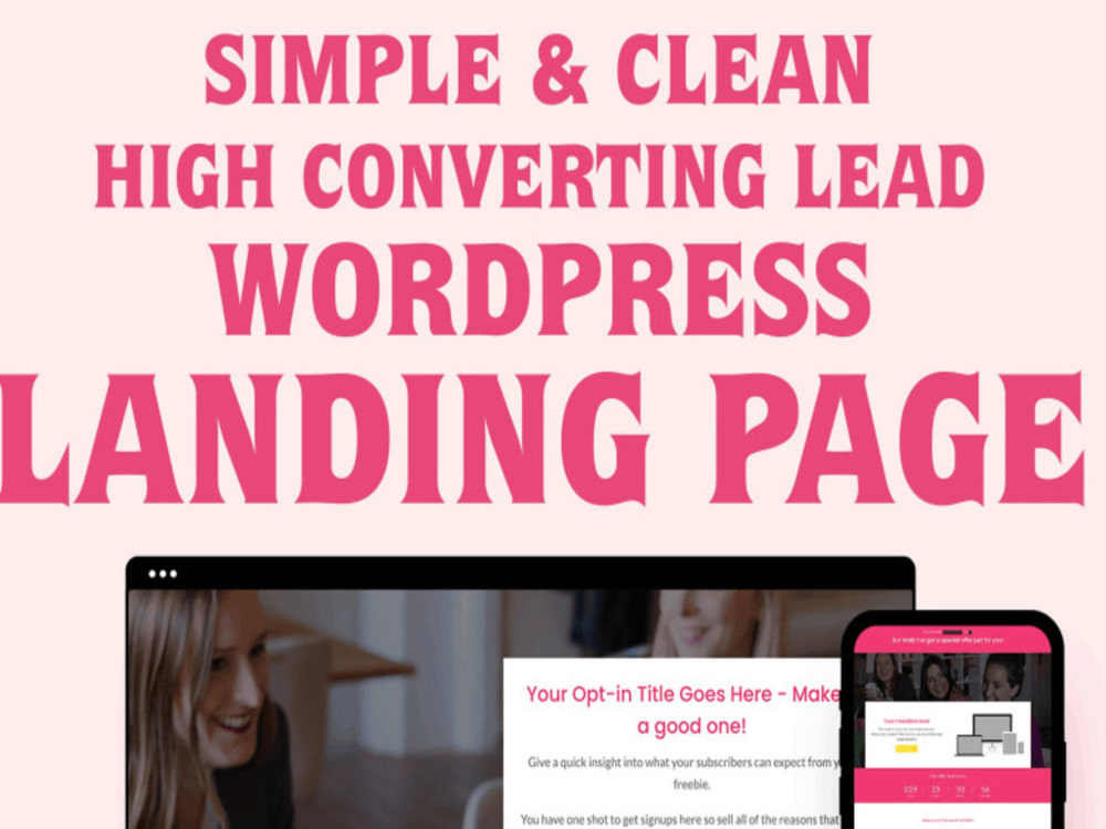 High converting lead generation landing page for your business | Upwork