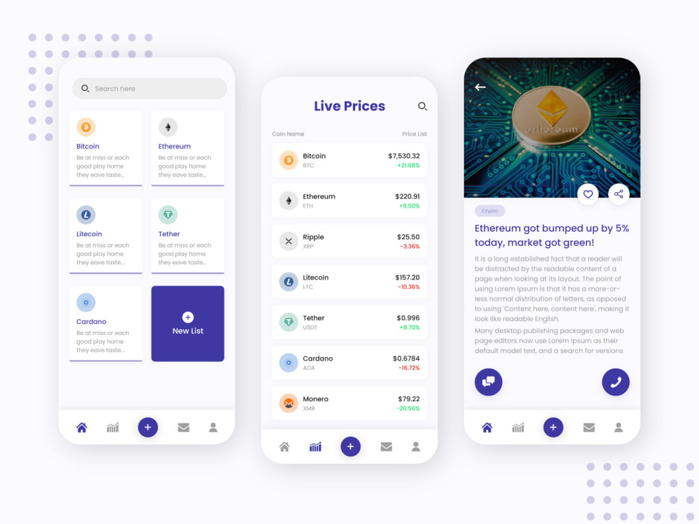 Mordern mobile app ui ux design | Upwork