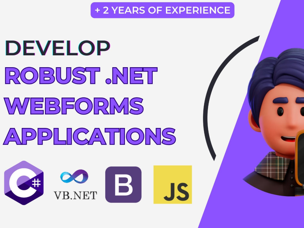 A Robust .NET WebForms Application with VB.NET, C#, SQL | Upwork