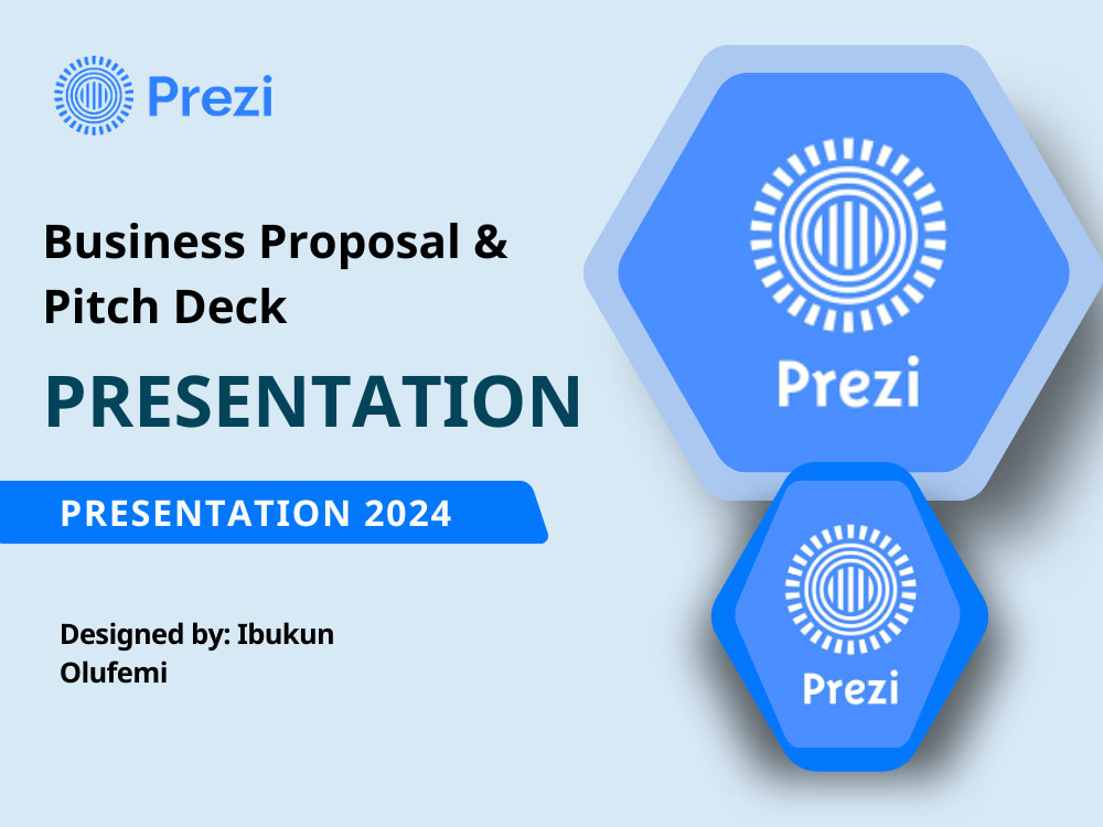 Prezi Presentation Design, Proposal, Pitch Deck Design from Expert ...