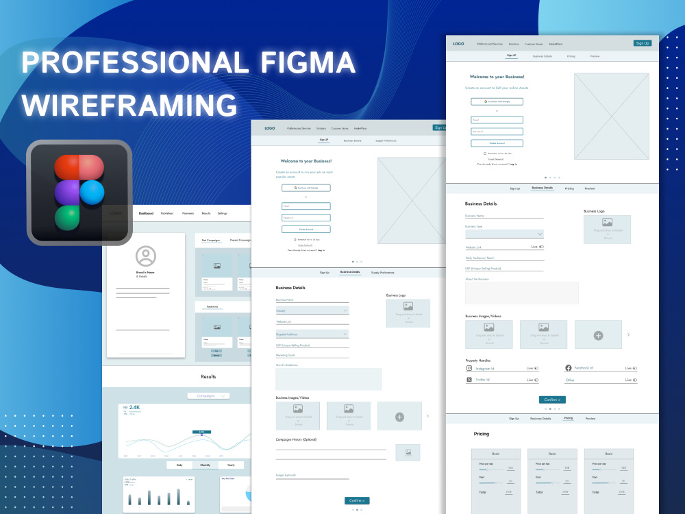 Figma UI UX Design , Business website Design |Redesign UI | Upwork