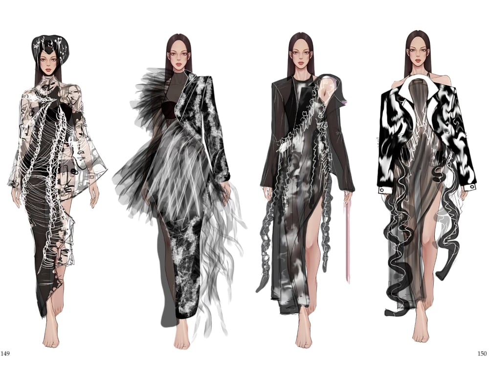 Fashion Illustration (Figure & Technical Flats) | Upwork