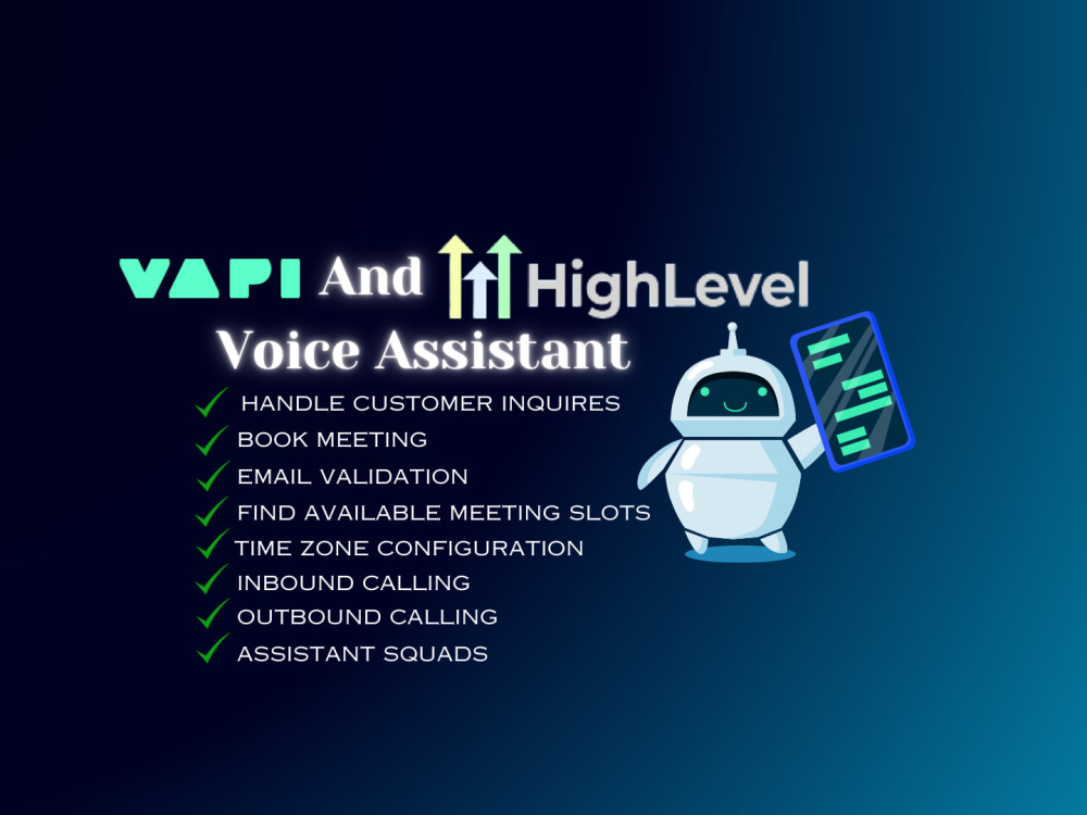 AI Voice Assistant Built with N8n With Vapi & GoHighLevel Integration. | Upwork AI Voice Assistant Built with N8n With Vapi & GoHighLevel Integration. | Upwork